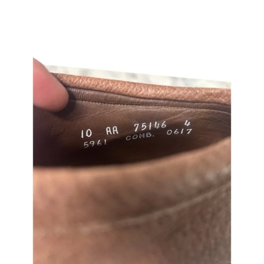 Allen Edmonds Ostendo Combo Chukka Ankle Shoes Men's 10 2A Tan Brown Leather‎